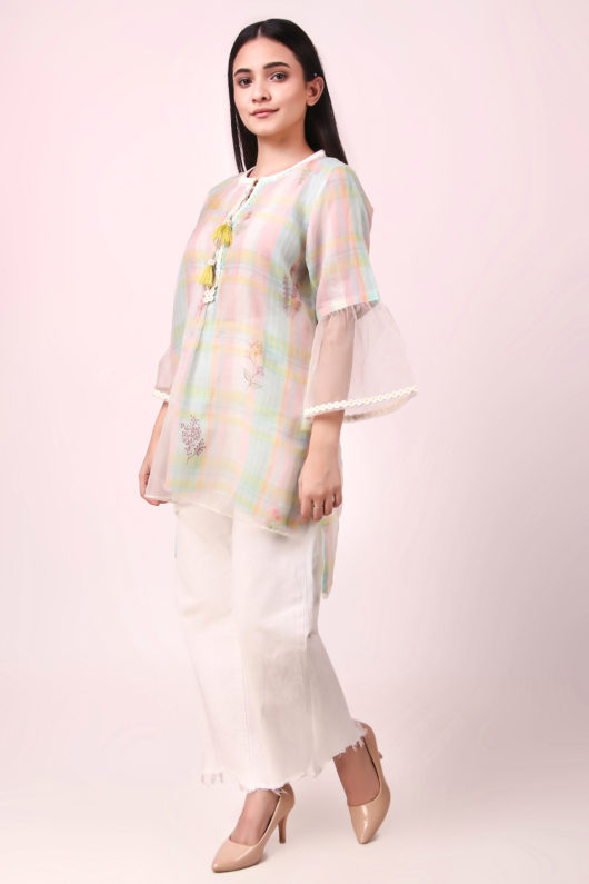 Pastel Love Organza Top - Image 3