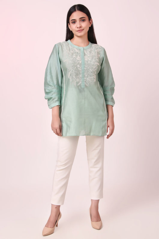 Gardenia Intricate beadwork Top