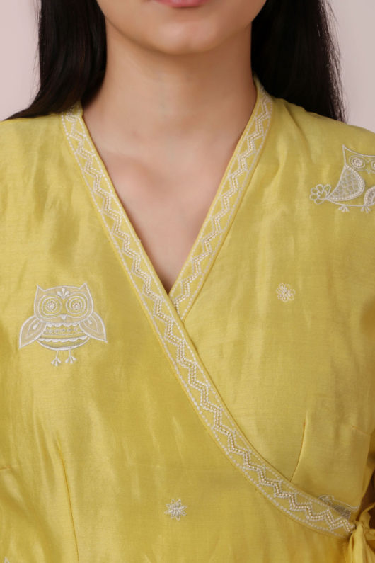 Owls Wrap Top - Image 3