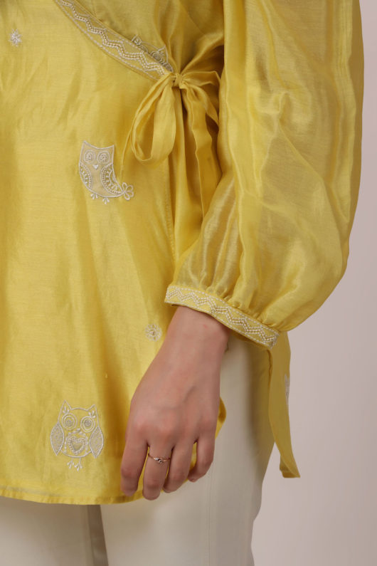Owls Wrap Top - Image 4