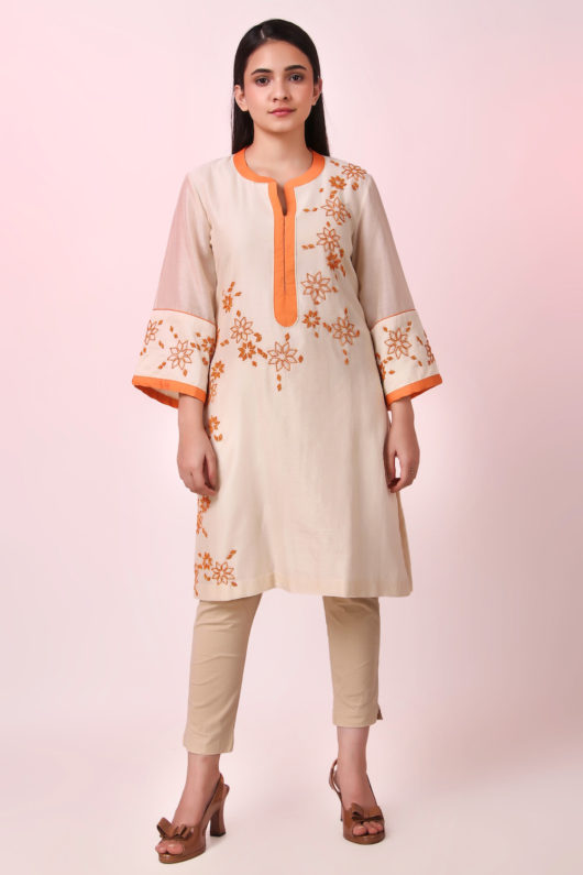 Sitara Ivory Short Tunic - Image 3