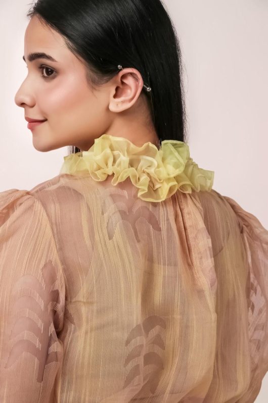 Fern organza frill top - Image 3
