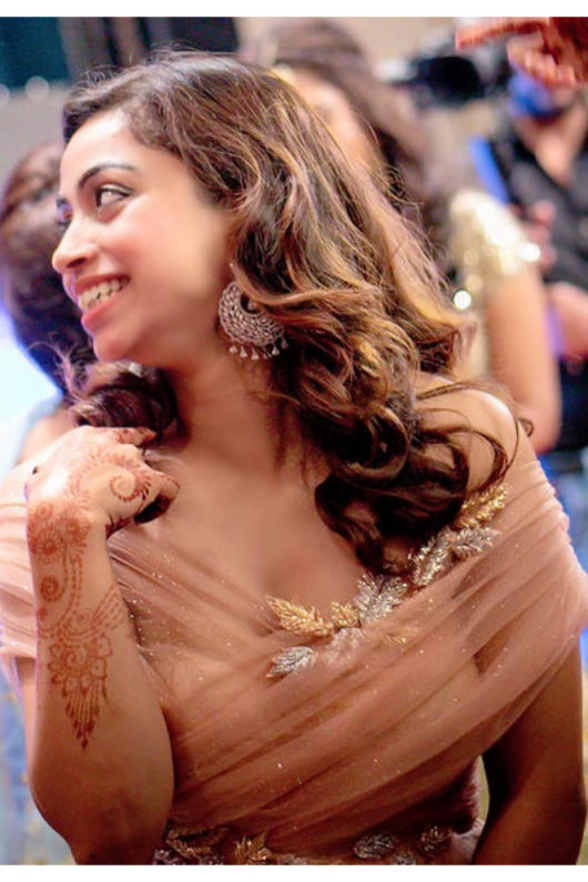 Peach Layered Gown