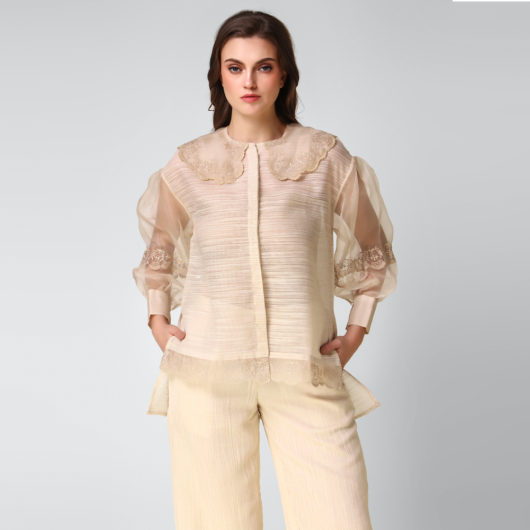 Ivanka Bertha collar Co-ord Set - Image 2