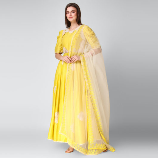 Lotus Illuminated Anarkali - Image 4