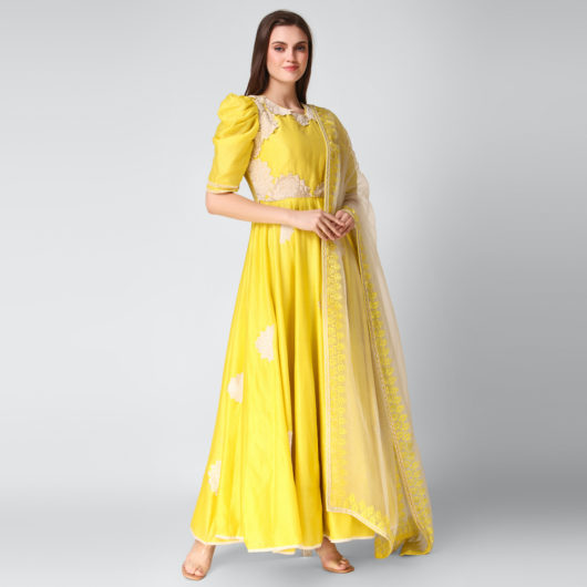 Lotus Illuminated Anarkali