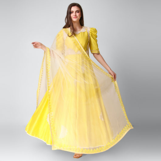 Lotus Illuminated Anarkali - Image 3