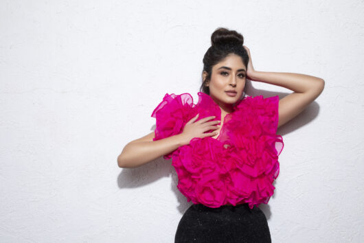 Exaggerated Frill Top